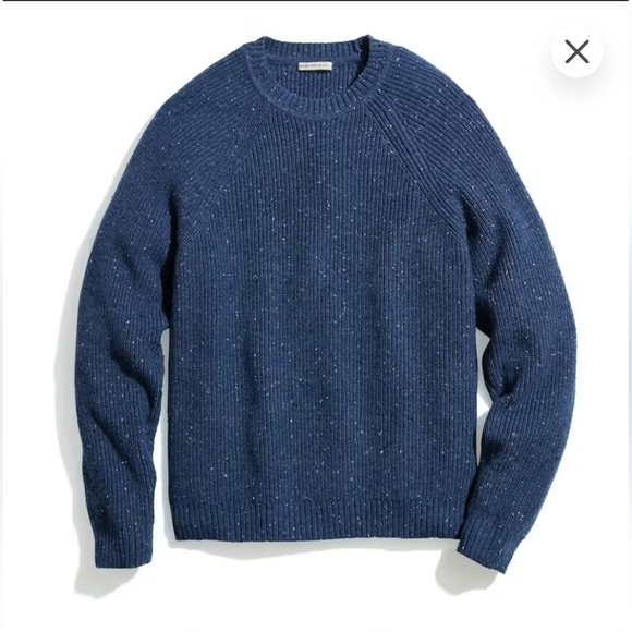 Marine Layer Coleman Inverness Crewneck Sweater Navy - Picture 2 of 7